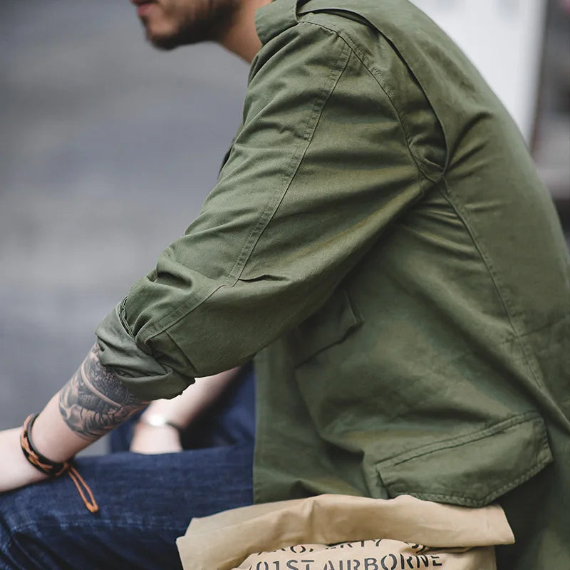 Vintage Jacket with Collar and Pockets