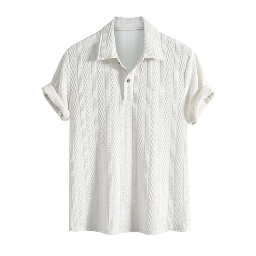 Men's Casual Polo Neck T-Shirt