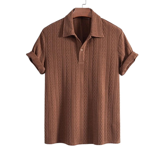 Men's Casual Polo Neck T-Shirt