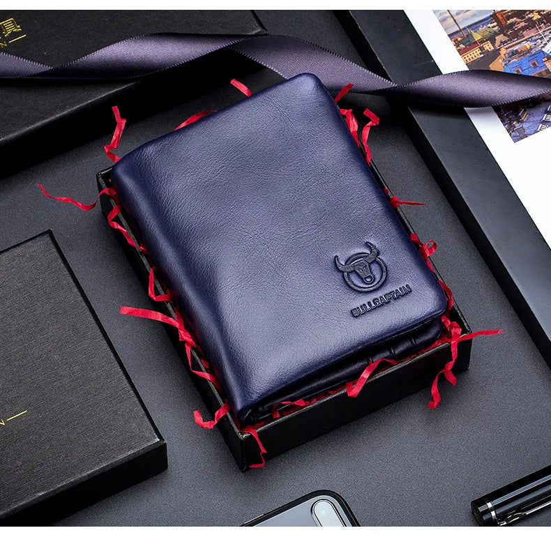 Men's Retro RFID Leather Wallet