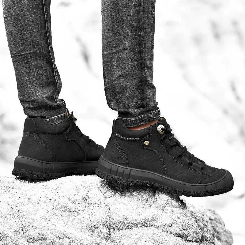 Men's Warm Winter Short Boots