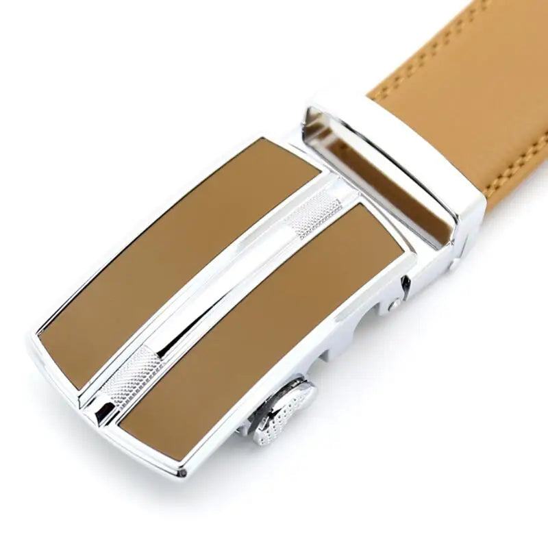 Famous Men's Belt Made of High Quality Genuine Leather