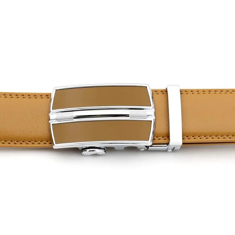 Famous Men's Belt Made of High Quality Genuine Leather