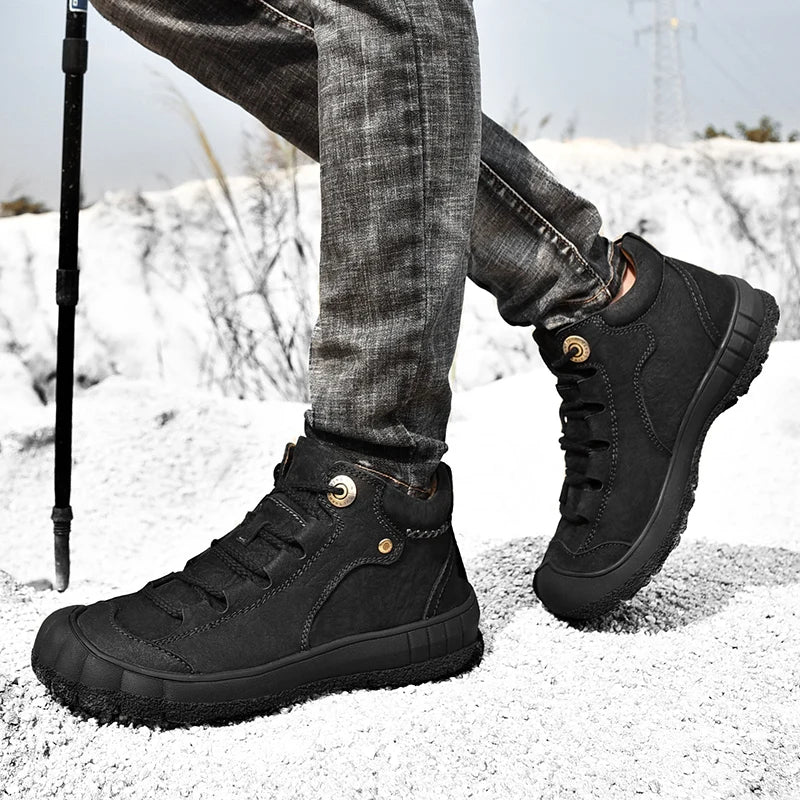 Men's Warm Winter Short Boots