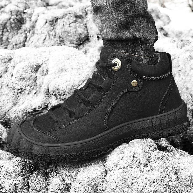 Men's Warm Winter Short Boots