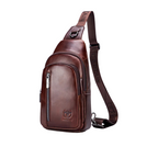 Genuine Leather Crossbody Shoulder Bag
