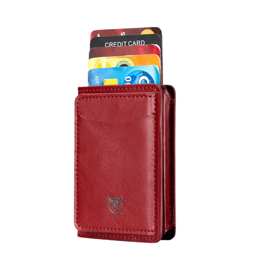 Men's Synthetic Metal Wallet with RFID Blocking