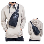 Genuine Leather Crossbody Shoulder Bag