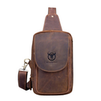 Men's Leather Crossbody Shoulder Bags