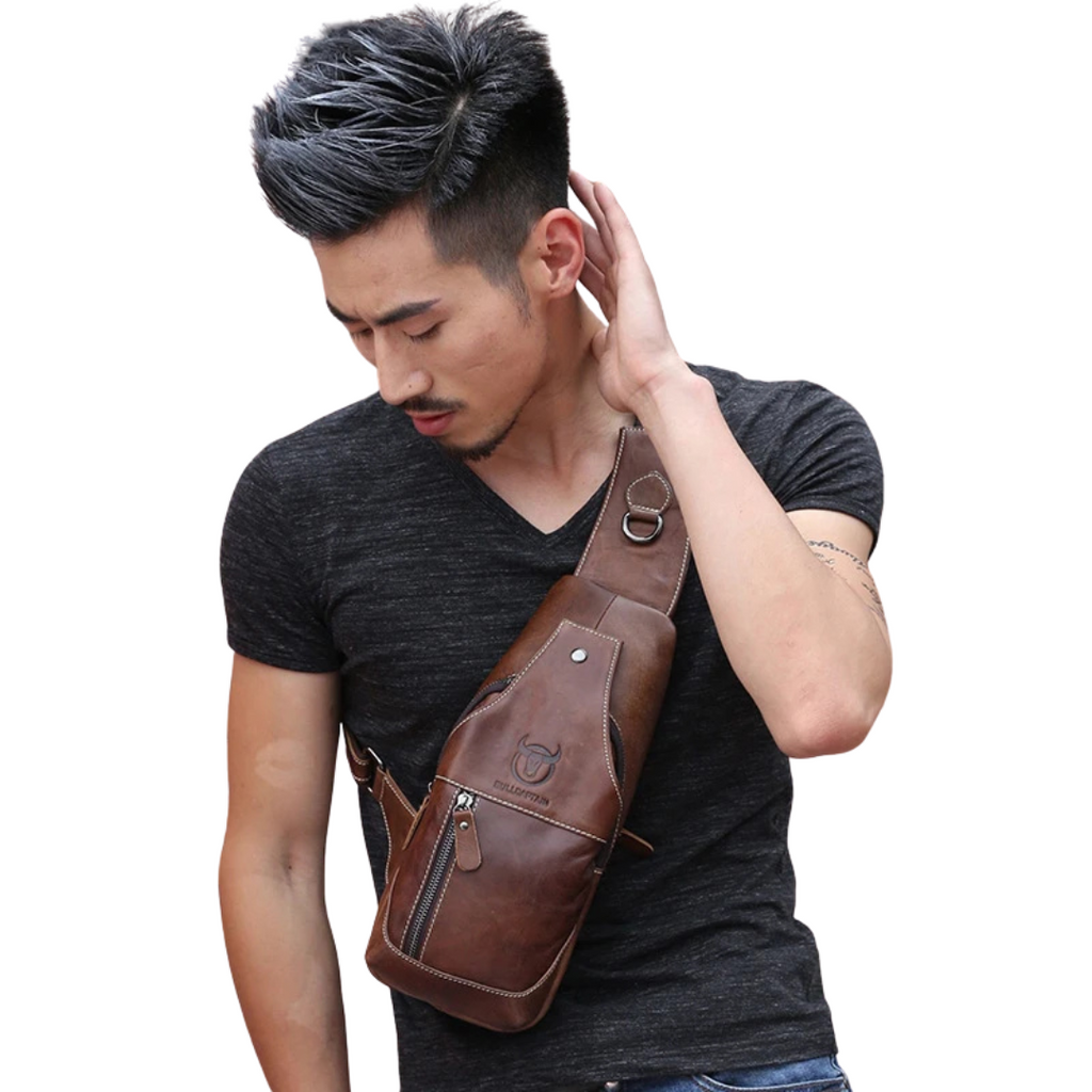 Bolsas de Ombro, Couro Genuino, Entrada para fone