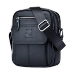 Men's casual shoulder bag large capacity pocket