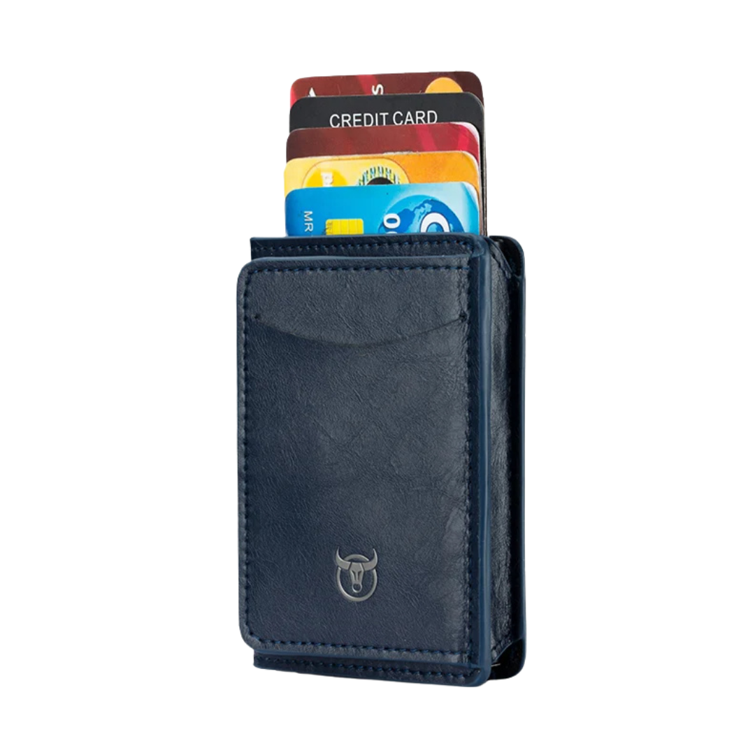 Men's Synthetic Metal Wallet with RFID Blocking