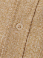 Men's Casual Cotton and Linen T-Shirt