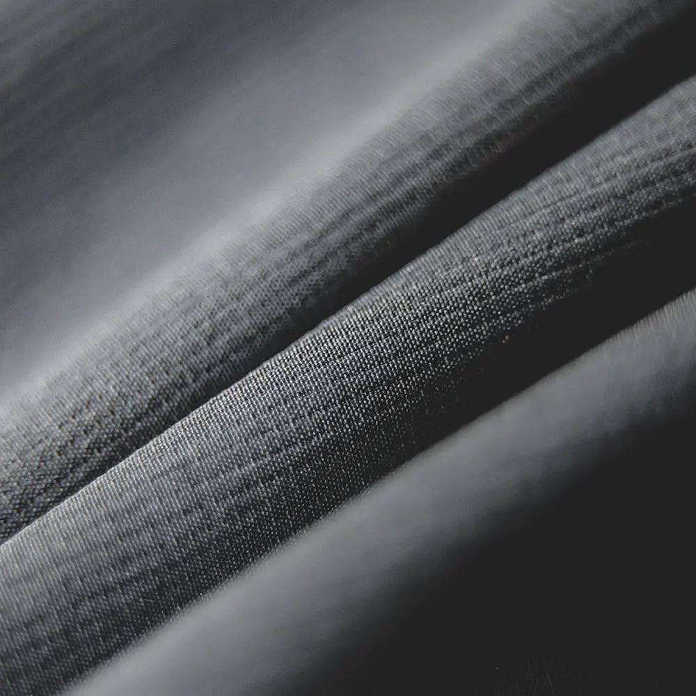 Maden Wrinkle-resistant Subtle Stripe Shirts for Men Outdoor Dark Gray Long-sleeved Loose Fit Shirt Autumn Pockets Shirts Jacket