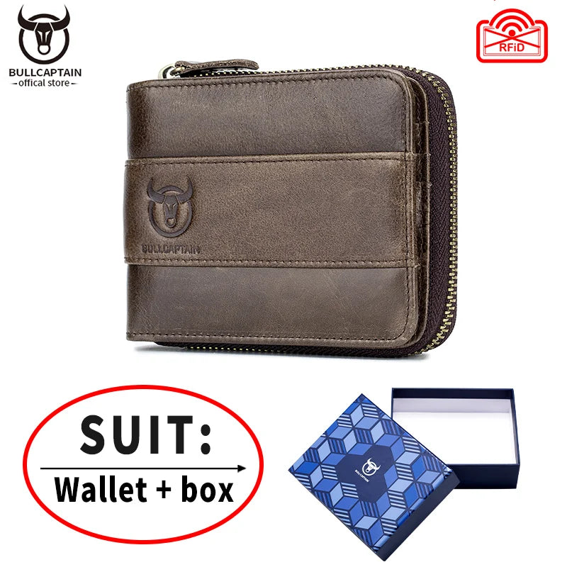 Men's Leather Wallet with RFID