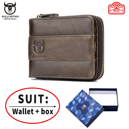 Men's Leather Wallet with RFID