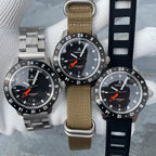 Superluminous Steel Bezel Wristwatch, Waterproof