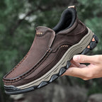 Men's Casual Shoes Cowhide Loafers Slip-On