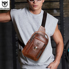 Genuine Leather Men's Shoulder Bag