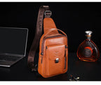 Genuine Leather Men's Shoulder Bag