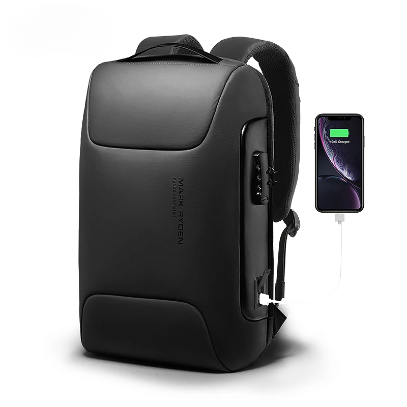 Anti-Theft USB Backpack for Men