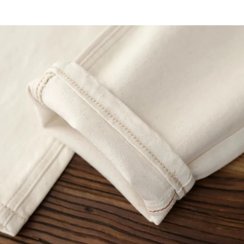 New Men's Microelastic Spring and Autumn Jeans