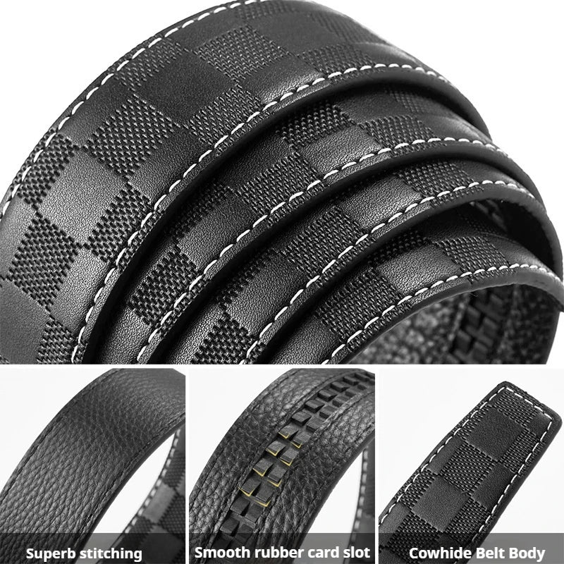 Men's Designer Belt, Automatic Buckle
