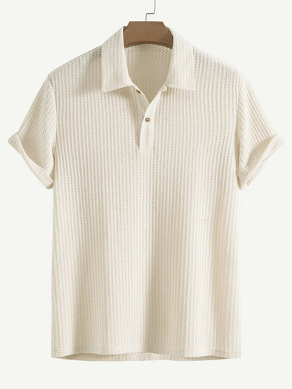 Men's Casual Polo Neck T-Shirt