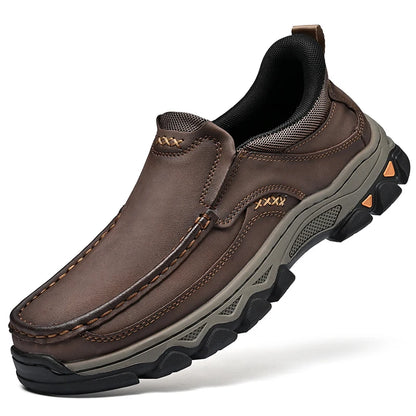 Men's Casual Shoes Cowhide Loafers Slip-On