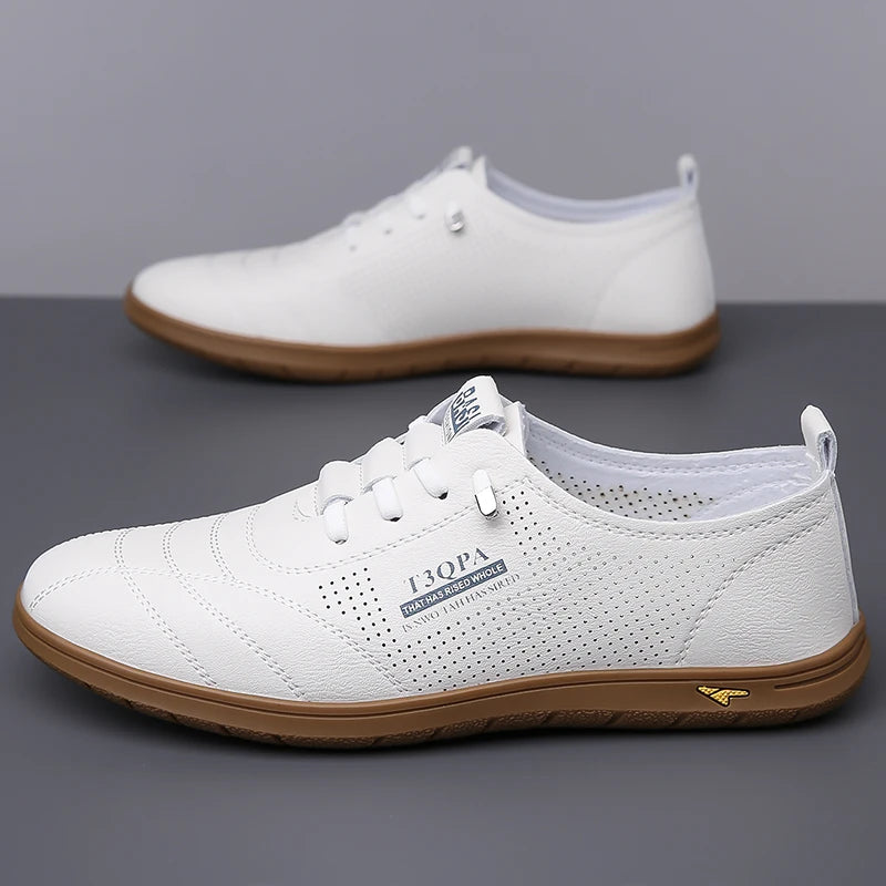 Breathable Men's Shoes, Fashion Leather Non-Slip,