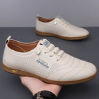 Breathable Men's Shoes, Fashion Leather Non-Slip,