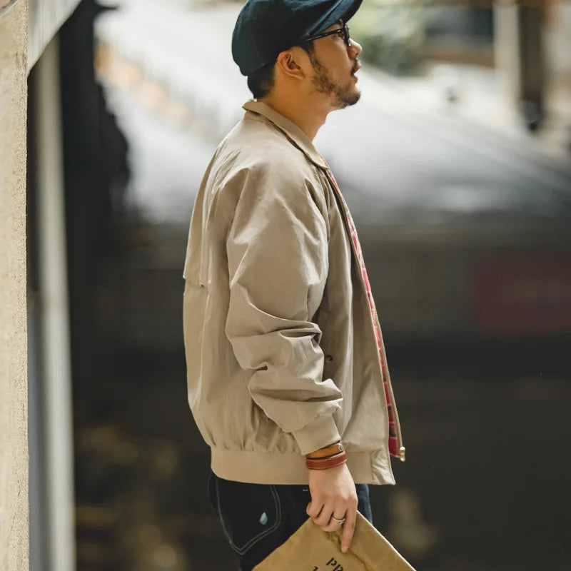 Maden Men's American Vintage Jackets Coat Men Retro Work Jackets Casual Pullovers Male Jacket Tops 2023 Autumn