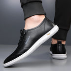 Breathable Men's Shoes, Fashion Leather Non-Slip,