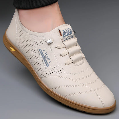 Breathable Men's Shoes, Fashion Leather Non-Slip,