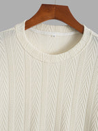 Casual Summer Knit T-Shirt