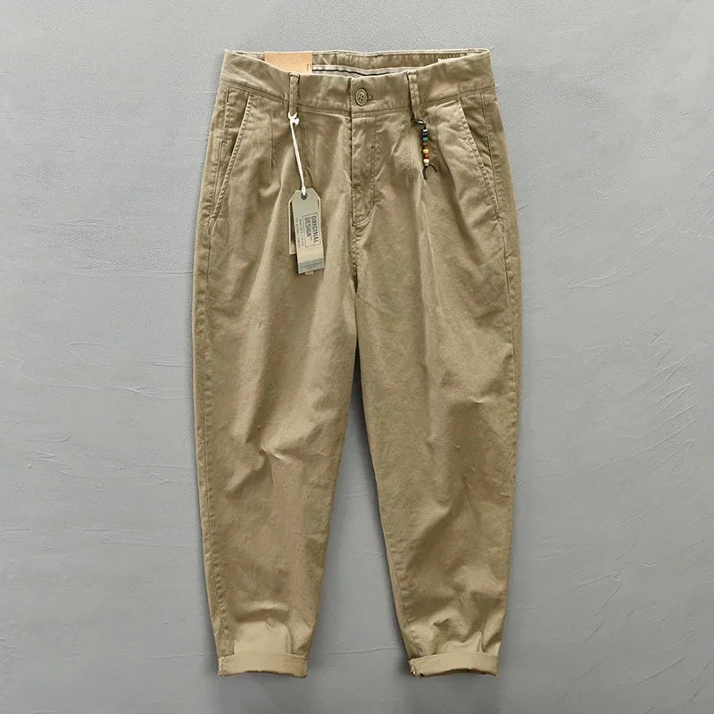Men's Pure Cotton Cargo Pants
