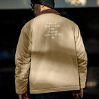 Maden Vintage N1 Deck Jackets for Men Autumn and Winter Windbreak Cardigan Coats Casual Padding Jacket Warm Thickened Parkas