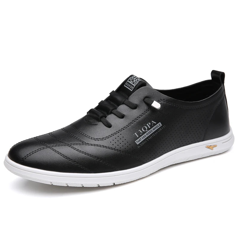 Breathable Men's Shoes, Fashion Leather Non-Slip,
