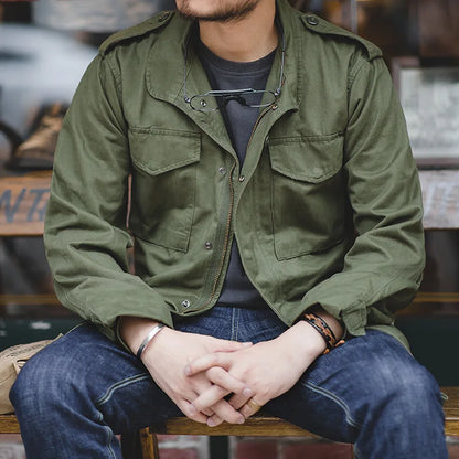 Vintage Jacket with Collar and Pockets
