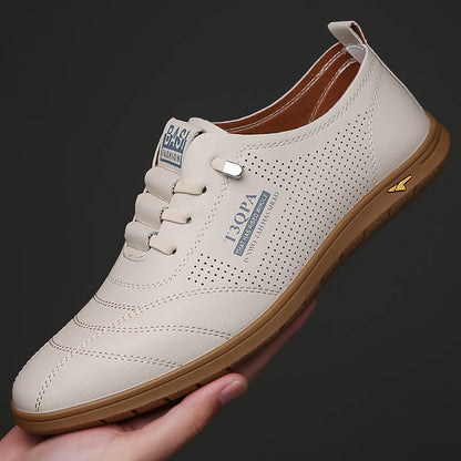 Breathable Men's Shoes, Fashion Leather Non-Slip,