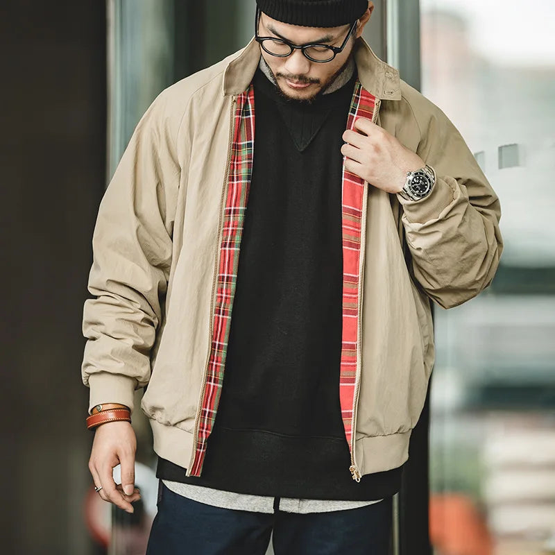 Maden Men's American Vintage Jackets Coat Men Retro Work Jackets Casual Pullovers Male Jacket Tops 2023 Autumn