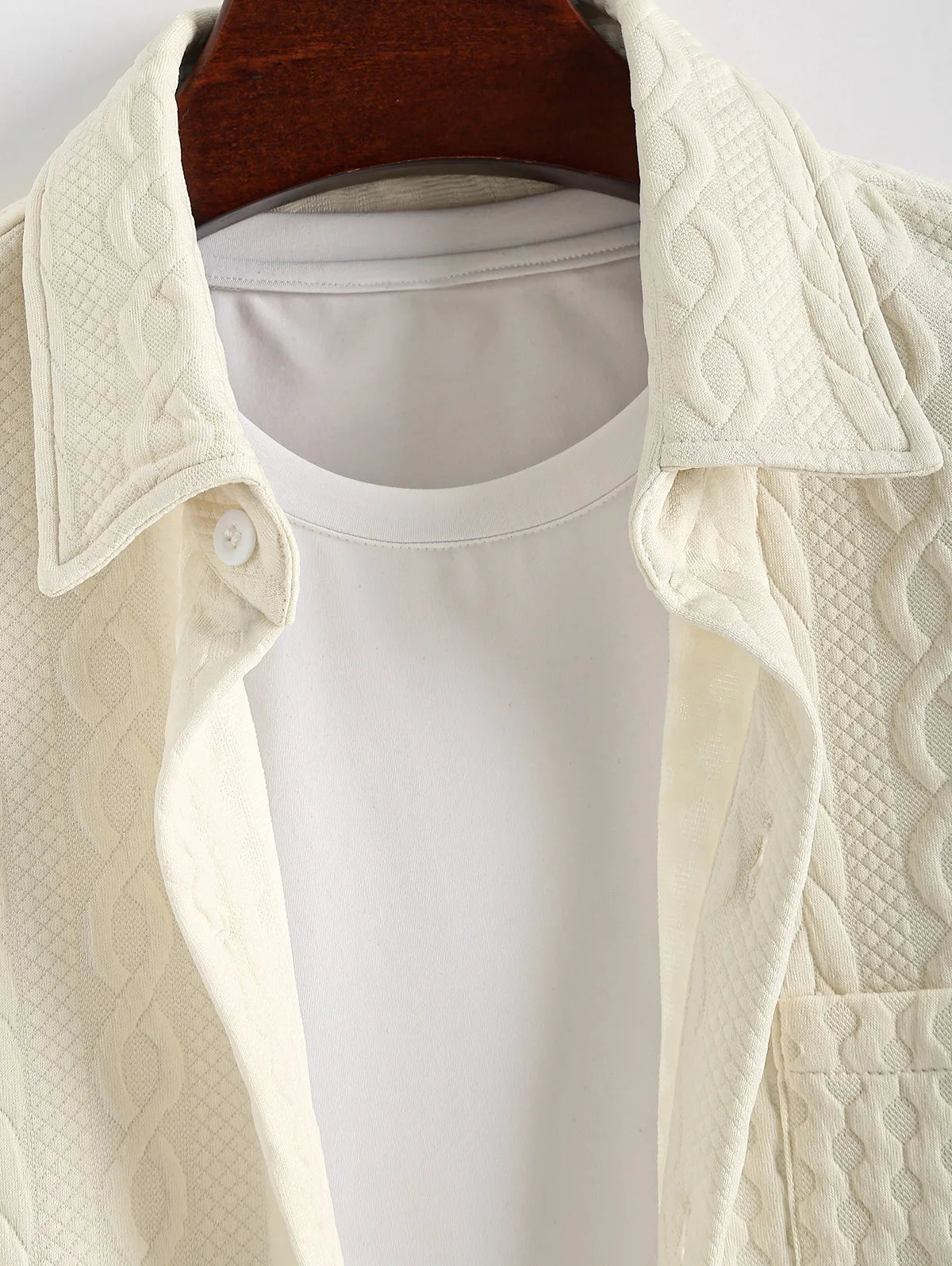 Summer T-shirt With Buttons, Front Pocket