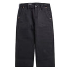 Red Tornado Black Men's Jeans Relaxed Fit 14.5oz Selvedge Denim Officer Trousers