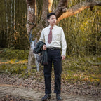 Red Tornado Black Men's Jeans Relaxed Fit 14.5oz Selvedge Denim Officer Trousers