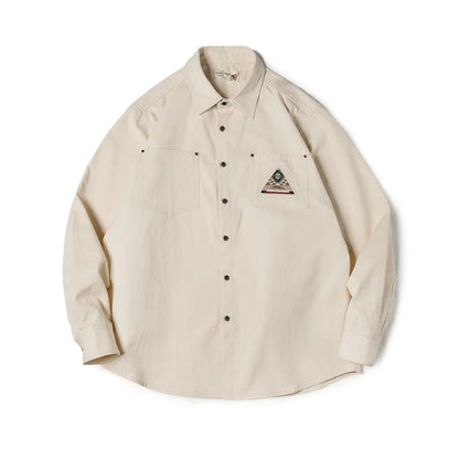 Maden Navajo Totem Print Long Sleeve Shirt