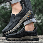 Men's Casual Shoes Cowhide Loafers Slip-On