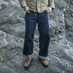 Bronson Naval 1917 1st Fatigue Dungaree Trousers 10.5oz Selvage Denim Jean Deck Pant