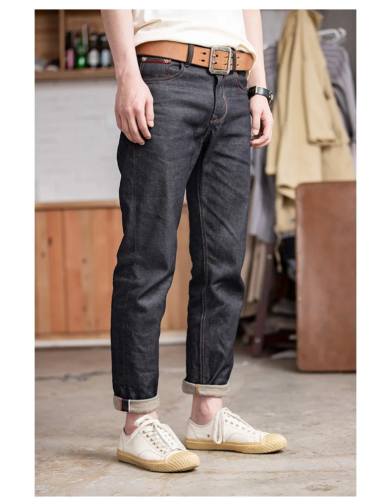 Maden Men's Colorful Cotton Jeans