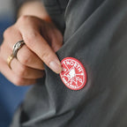 Maden Wrinkle-resistant Subtle Stripe Shirts for Men Outdoor Dark Gray Long-sleeved Loose Fit Shirt Autumn Pockets Shirts Jacket