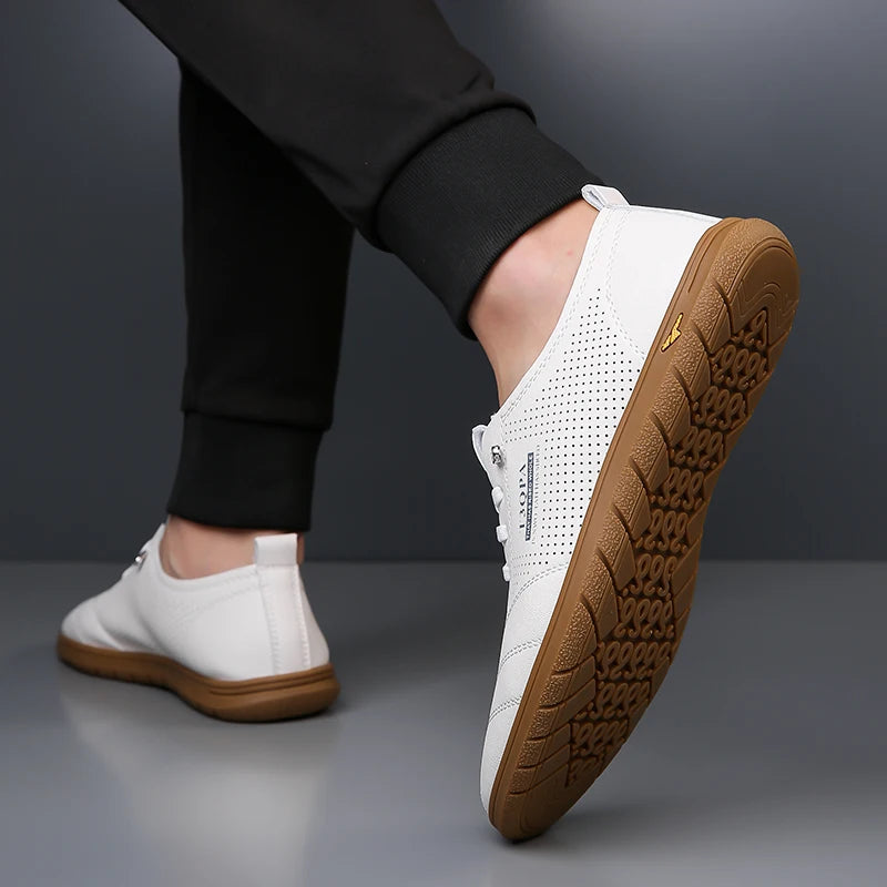 Breathable Men's Shoes, Fashion Leather Non-Slip,